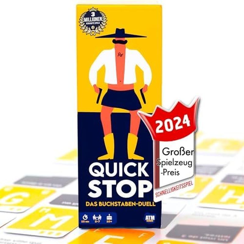 GUATAFAC Quickstop — The Letter Duel — Trò chơi bài dành cho thanh niên và người lớn — Nhanh chóng v