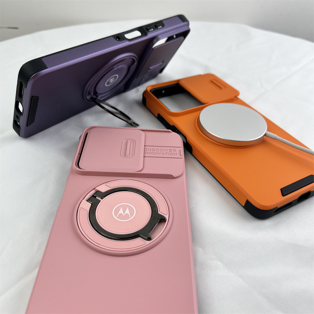 Trượt Bảo Vệ Camera Vòng Đứng Từ Tính Dành Cho Motorola Moto G Stylus GPlay GPower G 5G 2025 2024 20