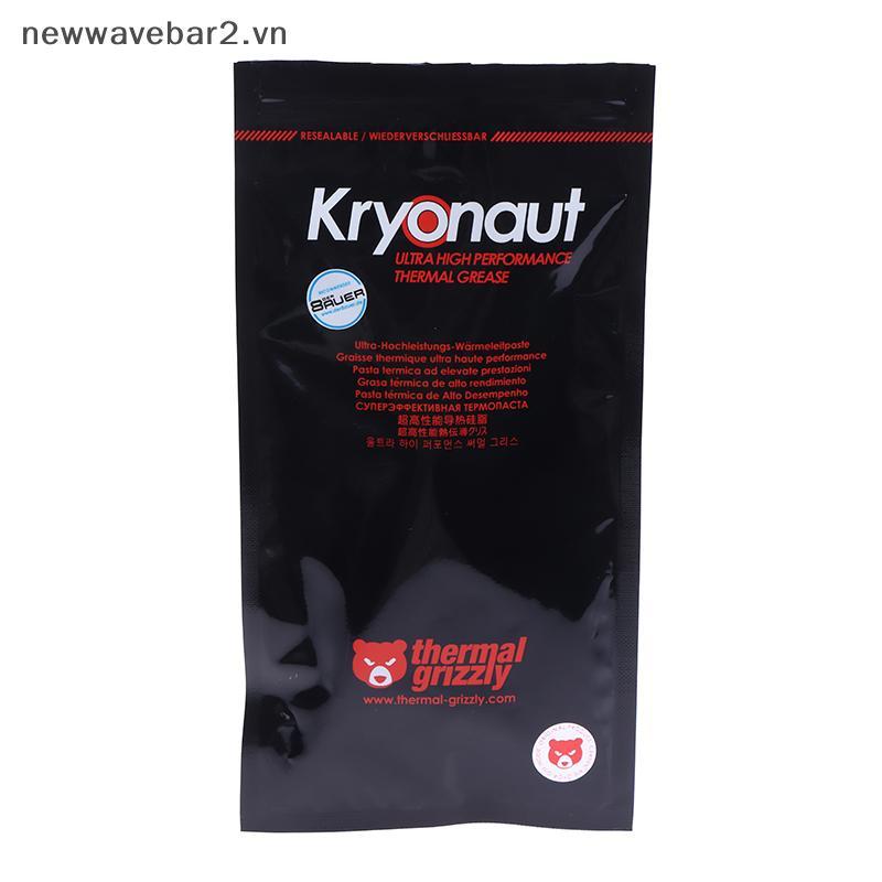 [Mới] 5.5g Thermal Grizzly Kryonaut Extreme KE Thermal Paste cho CPU / GPU Cooler Mỡ silicon làm mát