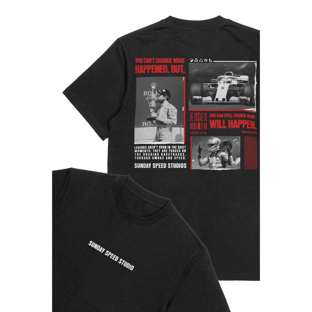 Sebastian Vettel Tee - Áo thun F1 Legends (Bộ sưu tập huyền thoại f1)
