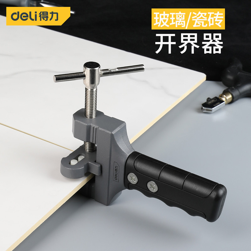 Deli Glass Tile Opening Tool Gốm Ngói Dao Thủy Tinh Dao Cắt Gốm Sàn Ngói Mở Dụng Cụ Chuyên Dụng