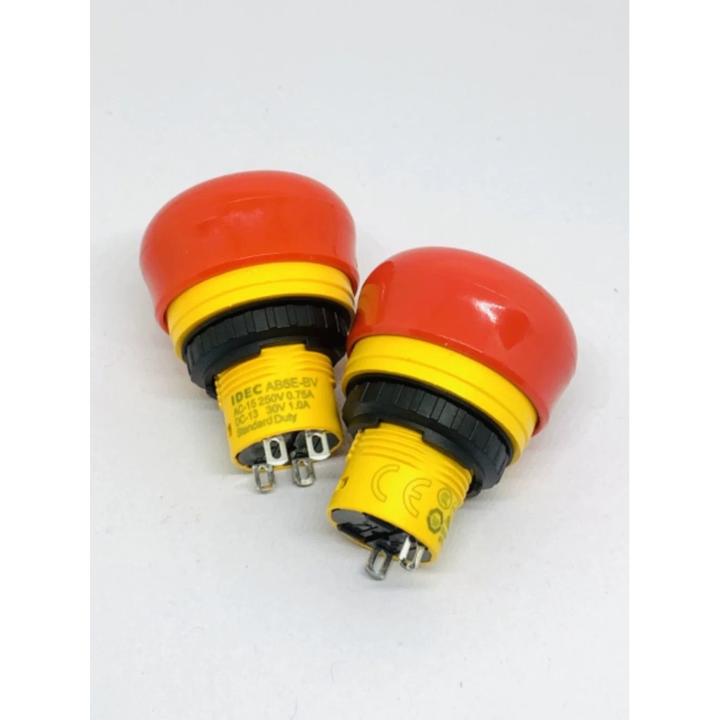 Công tắc dừng khẩn cấp IDEC Hequan AB6E-3BV02PRM 01PRM Siêu ngắn Nút nhấn khẩn cấp nhỏ Công tắc 16m