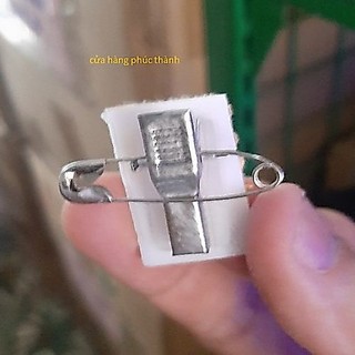kẹp áo tang trắng 2cm