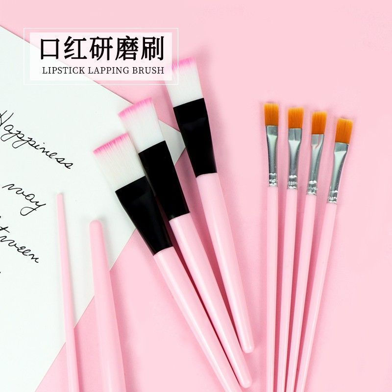 Brush for mixing red powder, used for blending face masks and lipstick, specialized for grinding pp 