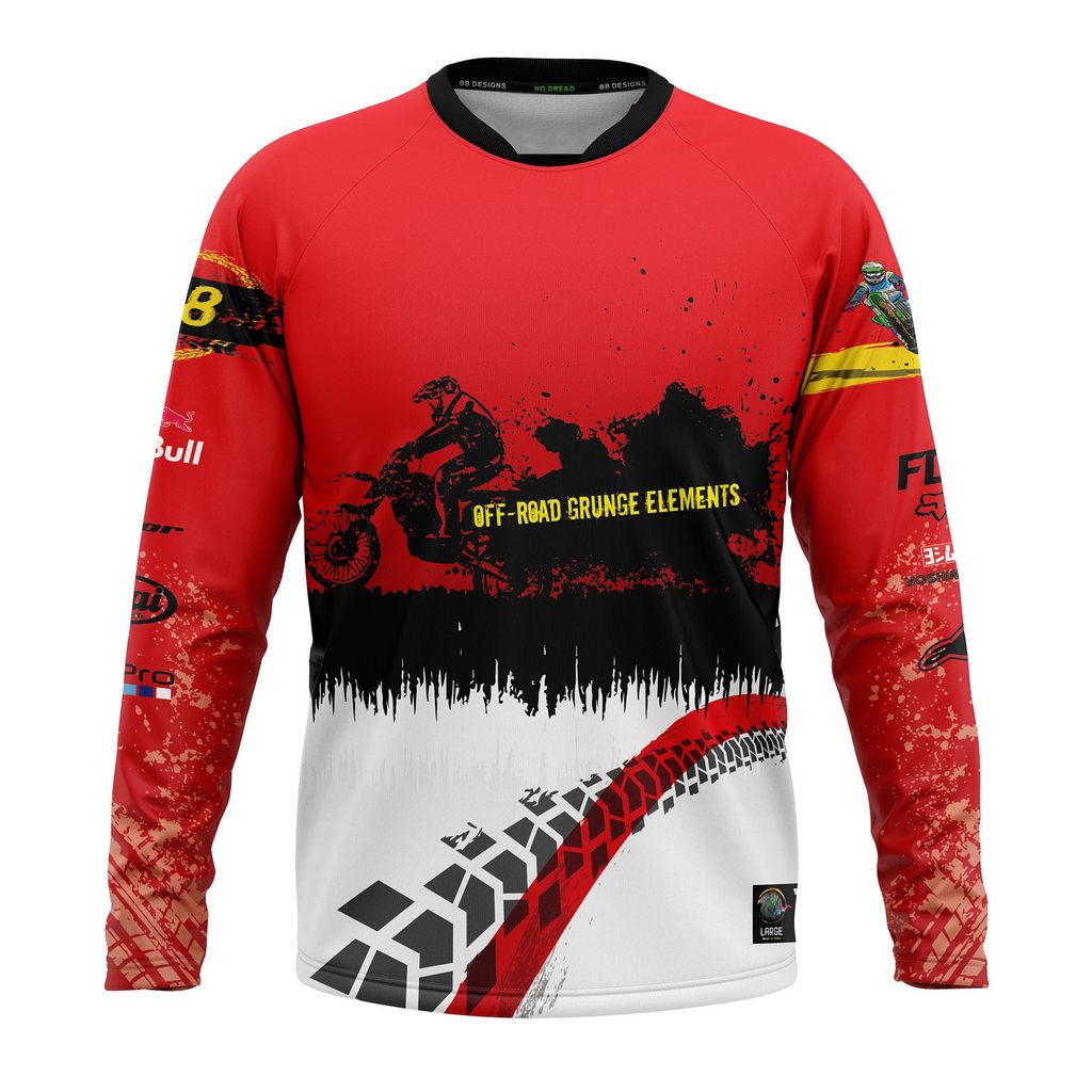 Áo thun Off Road Grudge Motocross Jersey