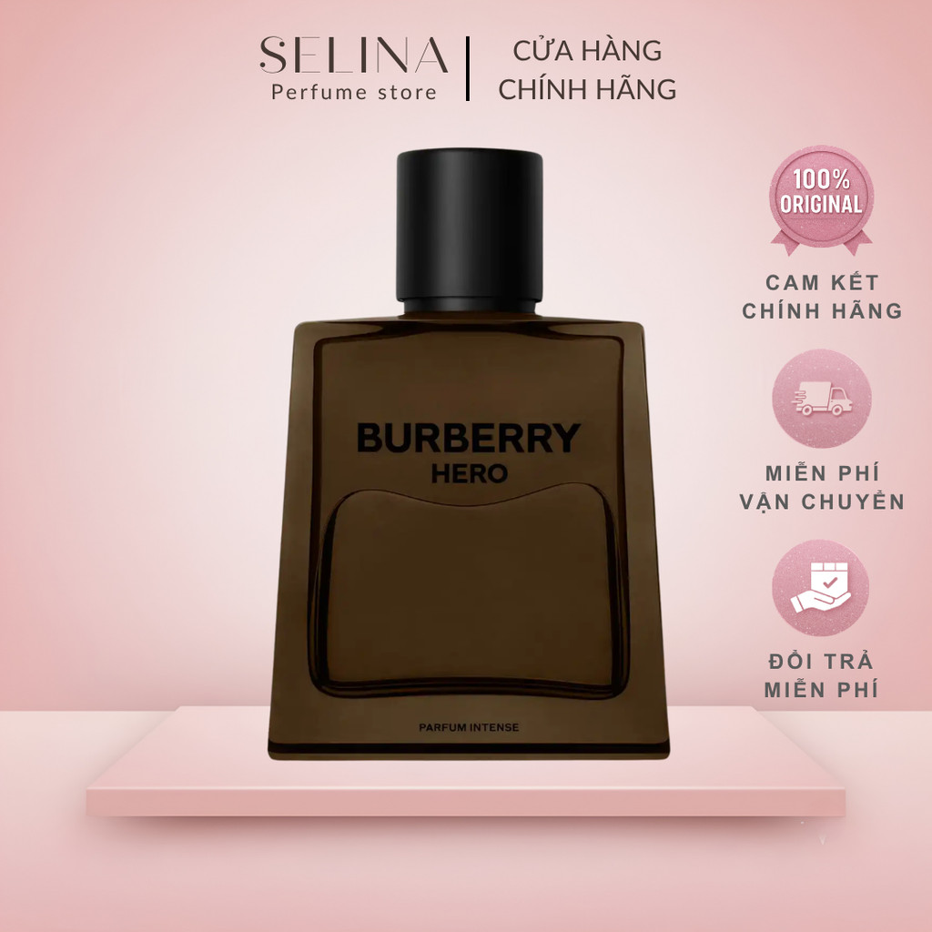 [Chính hãng] Nước Hoa Nam 100ml Burberry Hero Parfum Intense 2025 Fullsize – Mạnh Mẽ, Nam Tính & Cuố