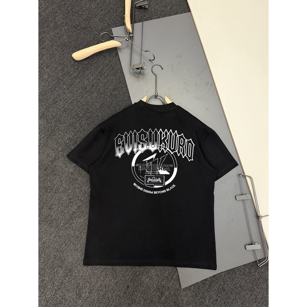 Áo thun Evisu / Áo thun Evisu in hình ngắn tay nam nữ Áo thun mặc ngoài Áo thun công sở Áo thun thấm