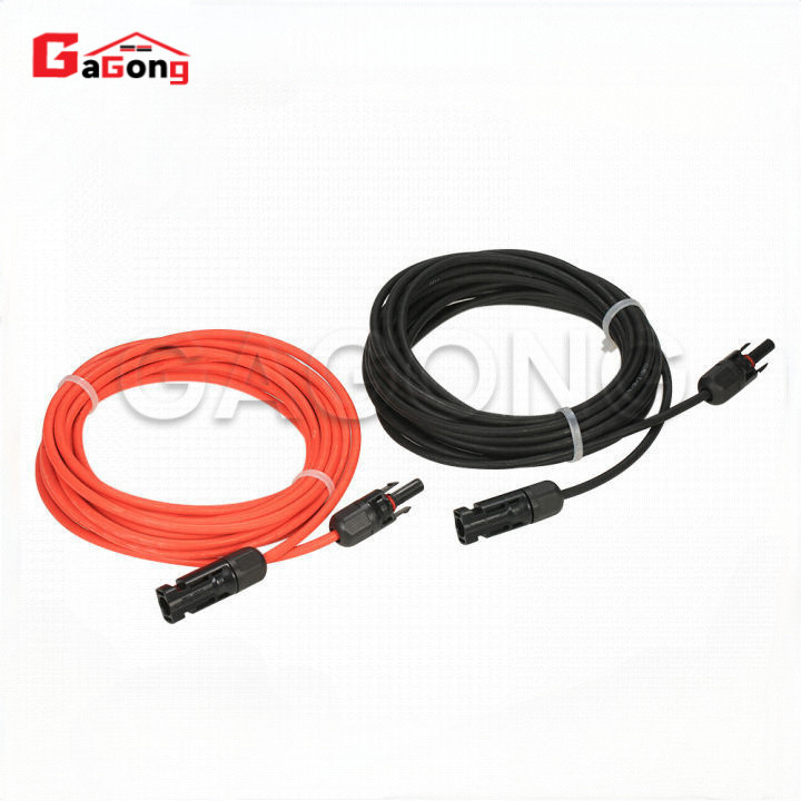 1Pair Black & Red , 10/20/30 Feet Solar Panel Extension Cable Wire with MC4 Female and Male Connecto