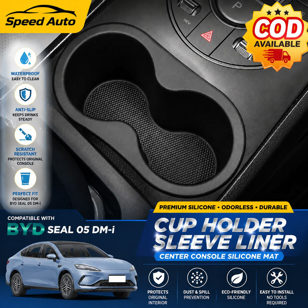 BYD Seal Phụ kiện BYD Giá đỡ cốc Tay áo Bảng điều khiển trung tâm Giá đỡ đồ uống Coaster Thảm silico