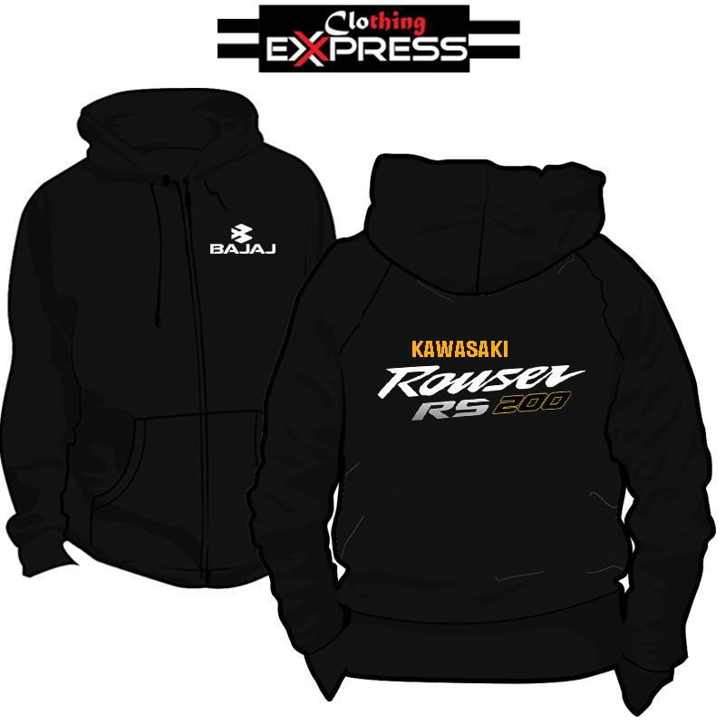 Áo khoác Hoodie Kawasaki Rs200 có dây kéo