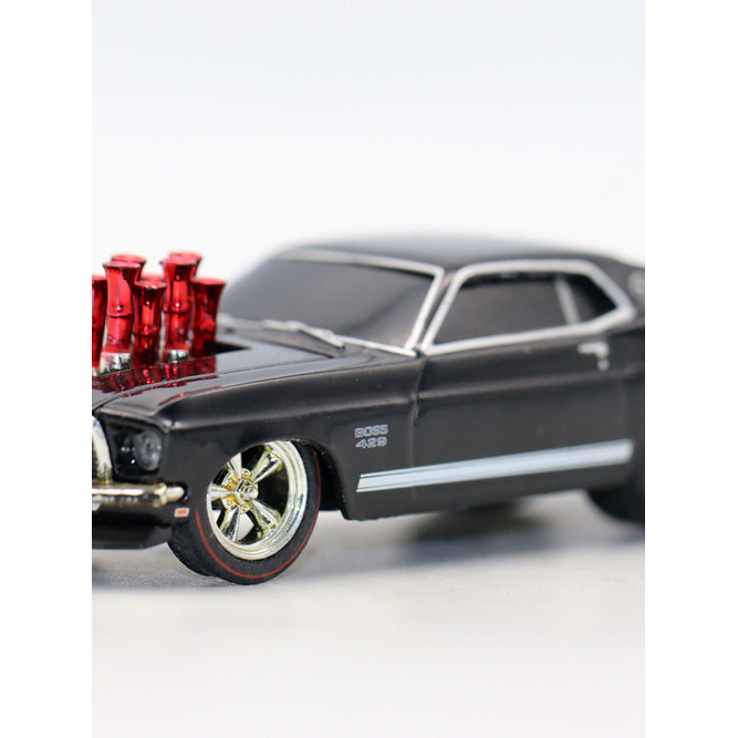 Xe hợp kim M2 1 / 64 1969 Ford Mustang Boss 429 Ford Mustang Mô hình xe cơ bắp