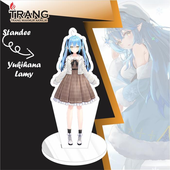 Standee Figure Akrilik Yukihima Lamy Hololive / Standing Action figure Acrylic Yukihima Lamy Hololiv