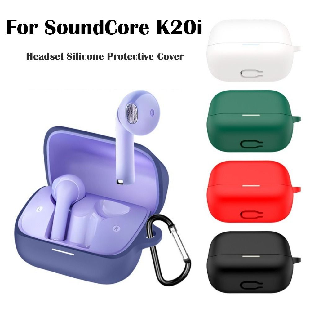 Hộp Sạc Silicon Chống Bụi Cho Anker Soundcore K20i Vỏ Tai Nghe Silicon Bảo Vệ Cho Anker Soundcore K2