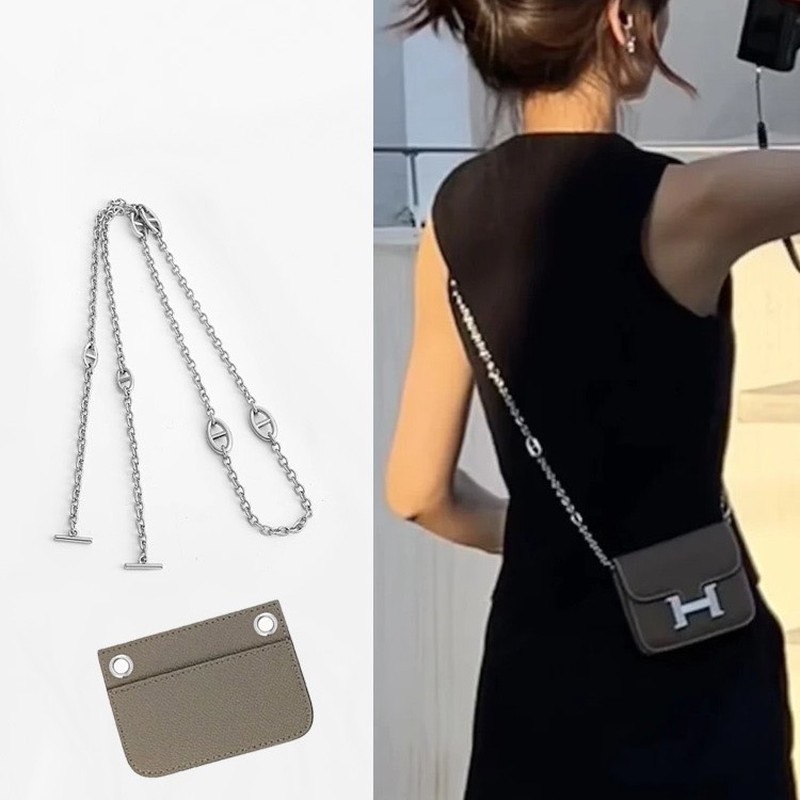 Thích hợp cho Hermes Kangkang slim Modified Liner Chain Bag Dây đeo Túi Phụ kiện roulis Mua riêng bi