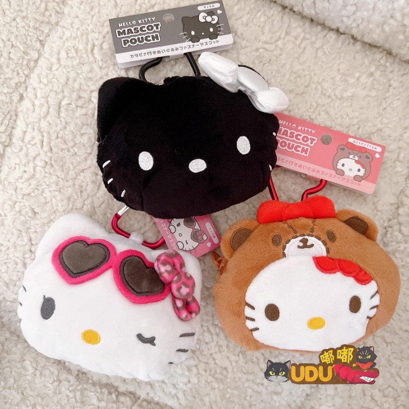 [Chính hãng] Hello Kitty Nhật Bản Sang Trọng Ví Tiền Xu Mặt Dây Chuyền Dễ Thương Vui Vẻ Hawaii Da Đe