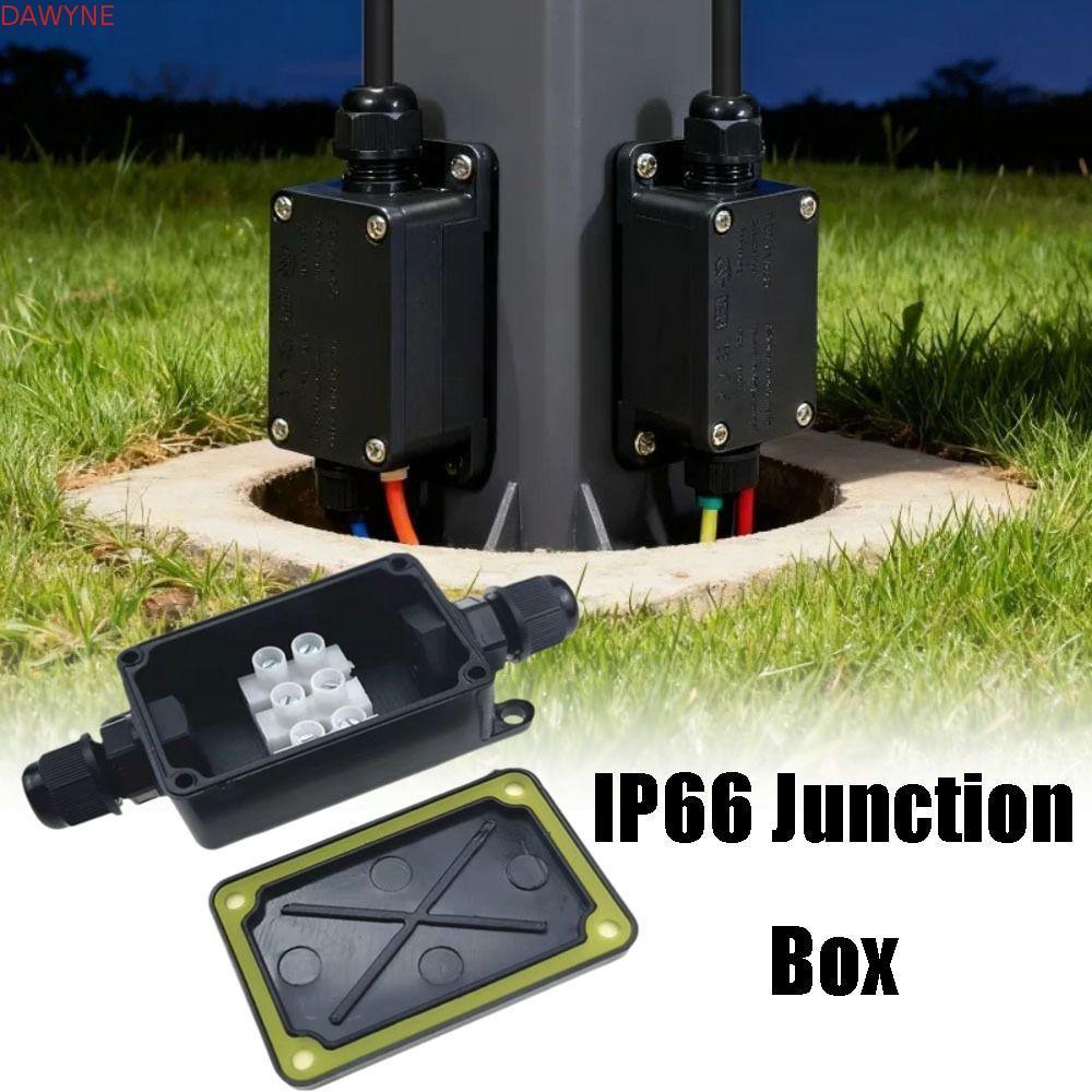 Đầu nối cáp DWAYNE, Hộp nối IP66 chống nước, Hộp nối IP66 chống bụi bền bỉ 3mm-6.5mm IP66 Đèn ngoài 