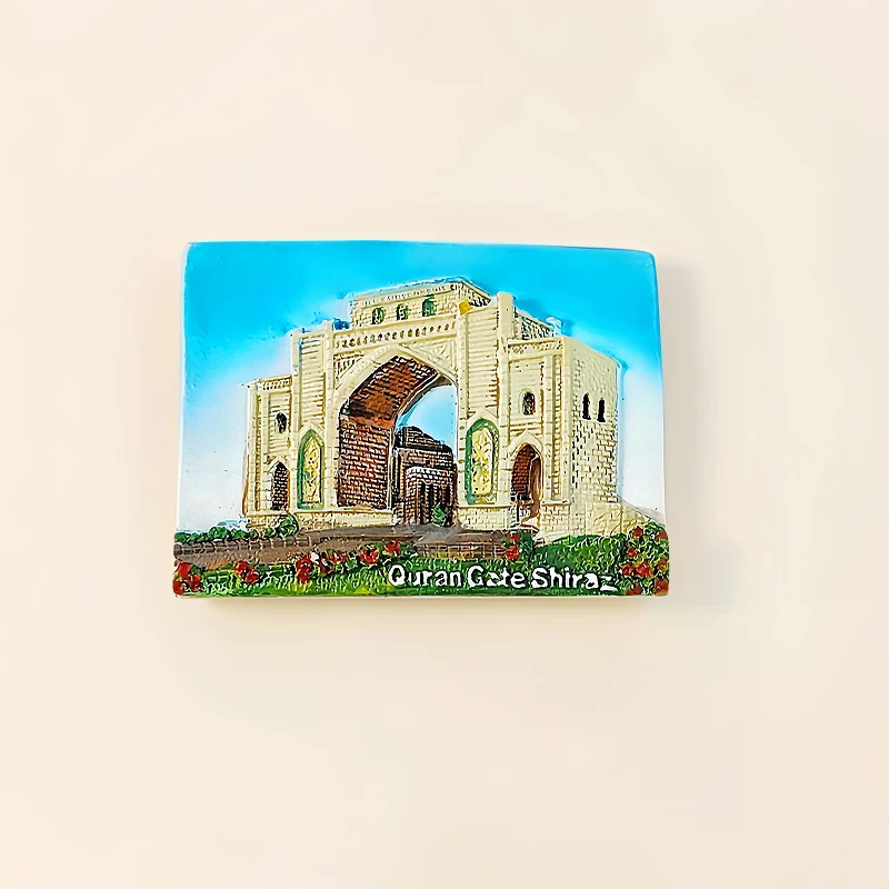 Cổng Thành Phố Lahore, Phong Cách Mogul, Pakistan, Lập Thể 3D, Lưu Niệm Du Lịch, Tranh Nhựa, Trang T