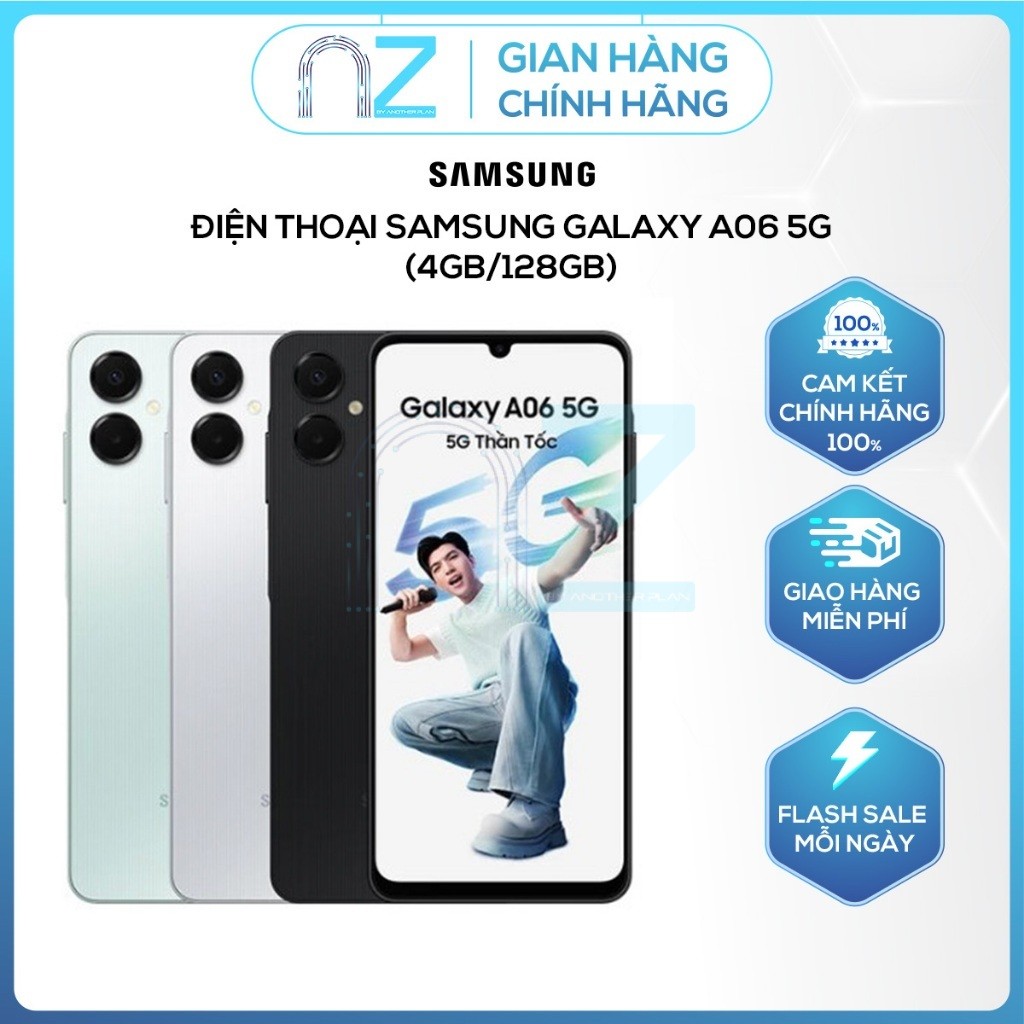 Điện thoại Samsung Galaxy A06 5G (4GB/128GB) - Nguyên Seal