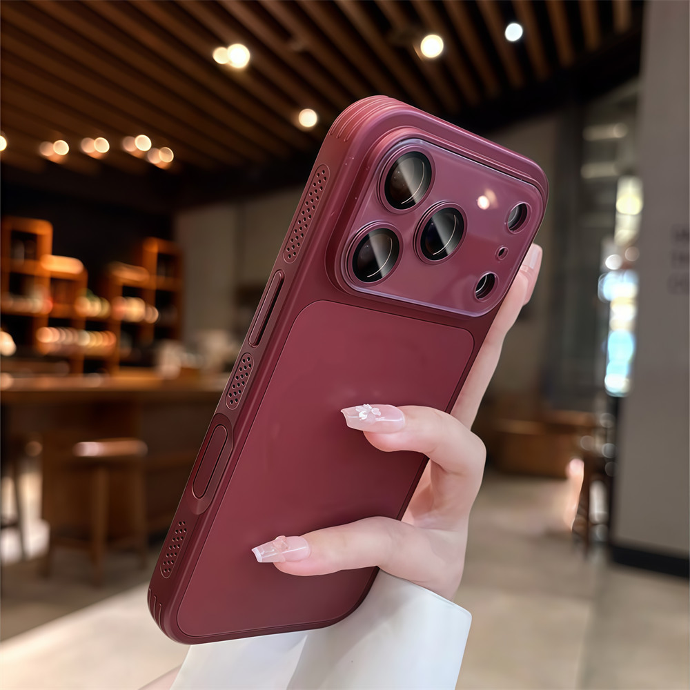 Ốp điện thoại từ tính Matte Eagle Eye cho iPhone 17 Pro Max 13 14 15 16 pro max Bảo vệ ống kính chốn