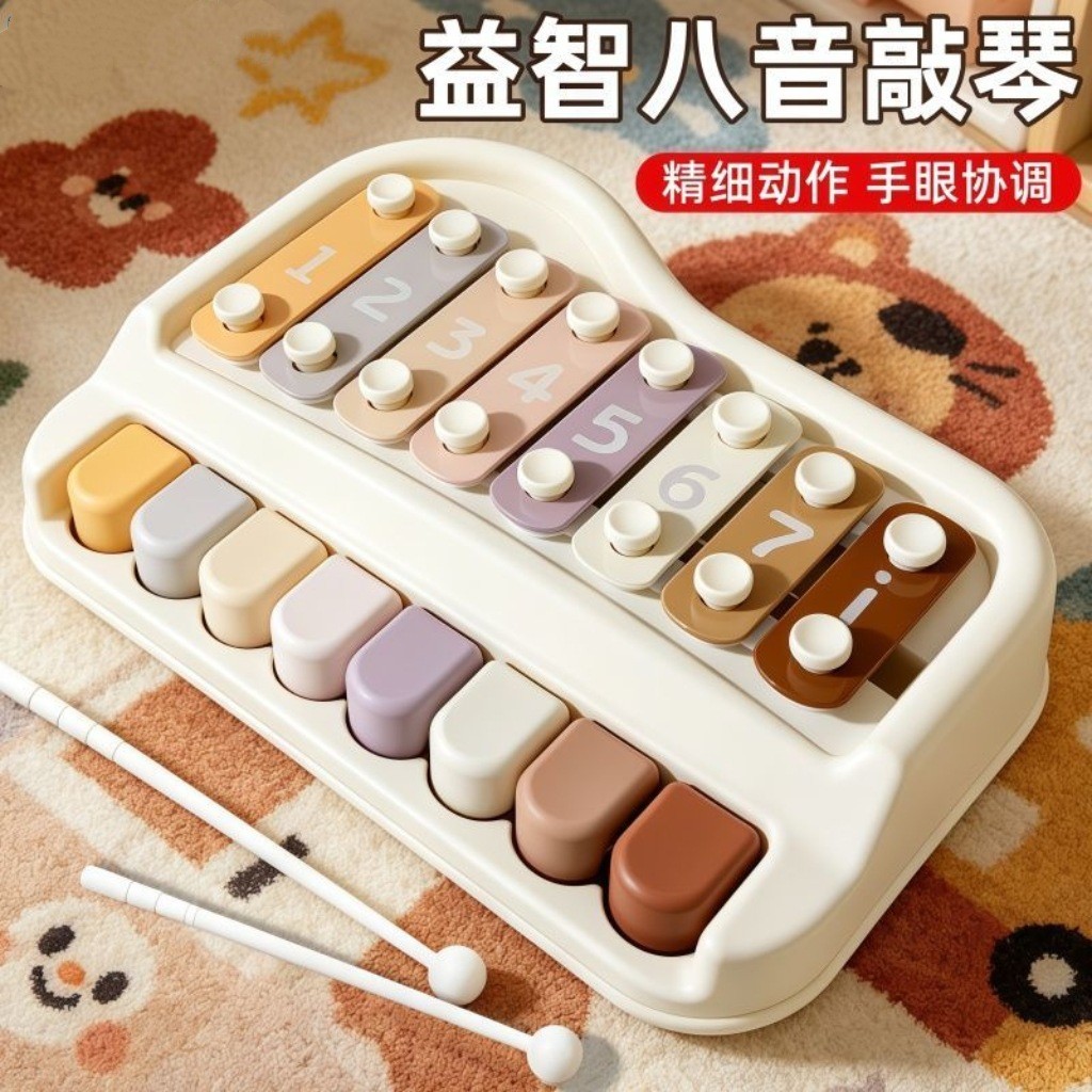 Giáo Dục Trẻ Em Tám-Tone Gõ Vào Đồ Chơi Đàn Piano Cho Bé Giáo Dục Sớm Nhạc Sĩ Dễ Thương Gõ Đàn Piano