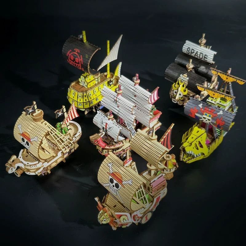 One Piece Merry Ship Model Boy Gift Chính hãng