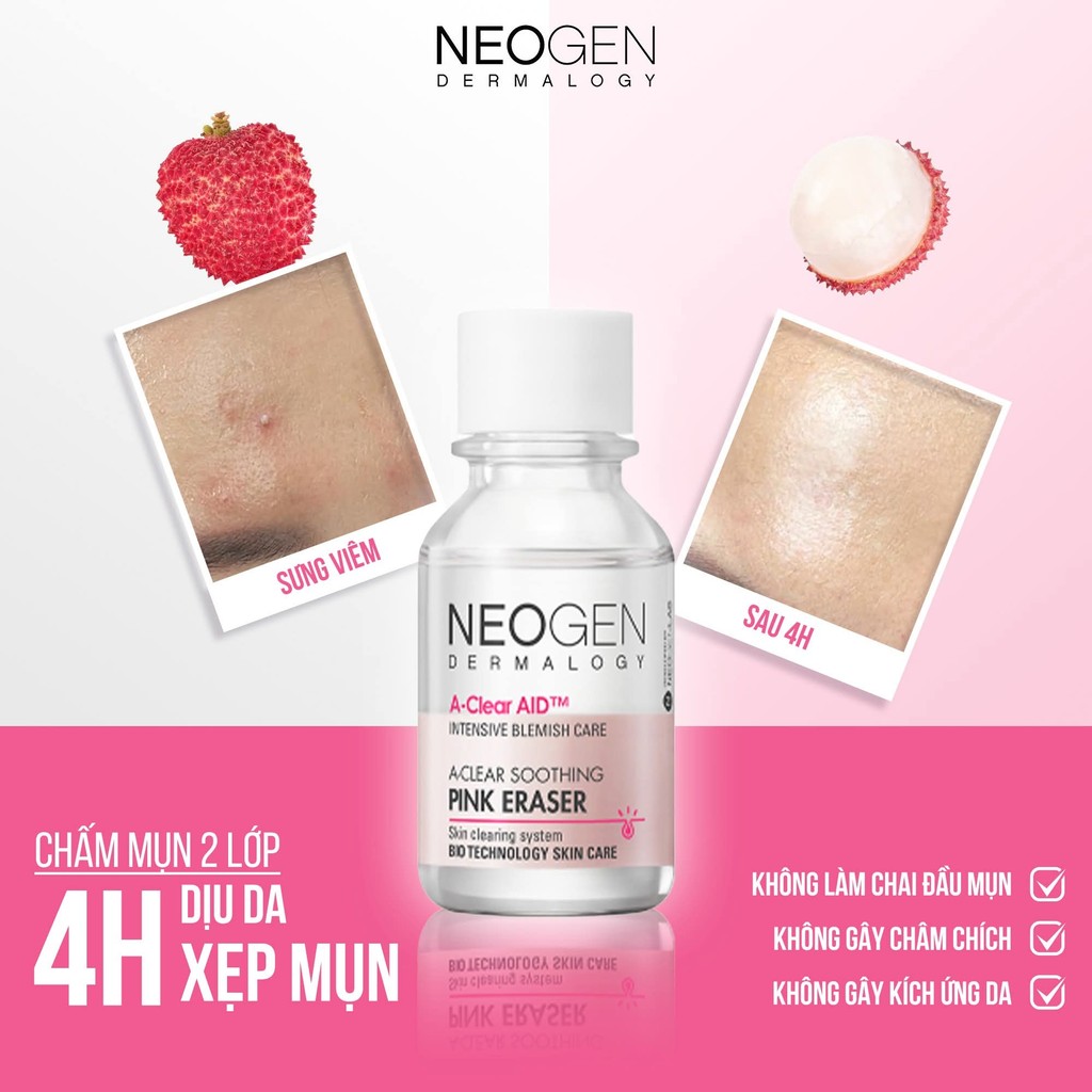 (HỎA TỐC cả tuần) Chấm mụn xẹp mụn cấp tốc Neogen