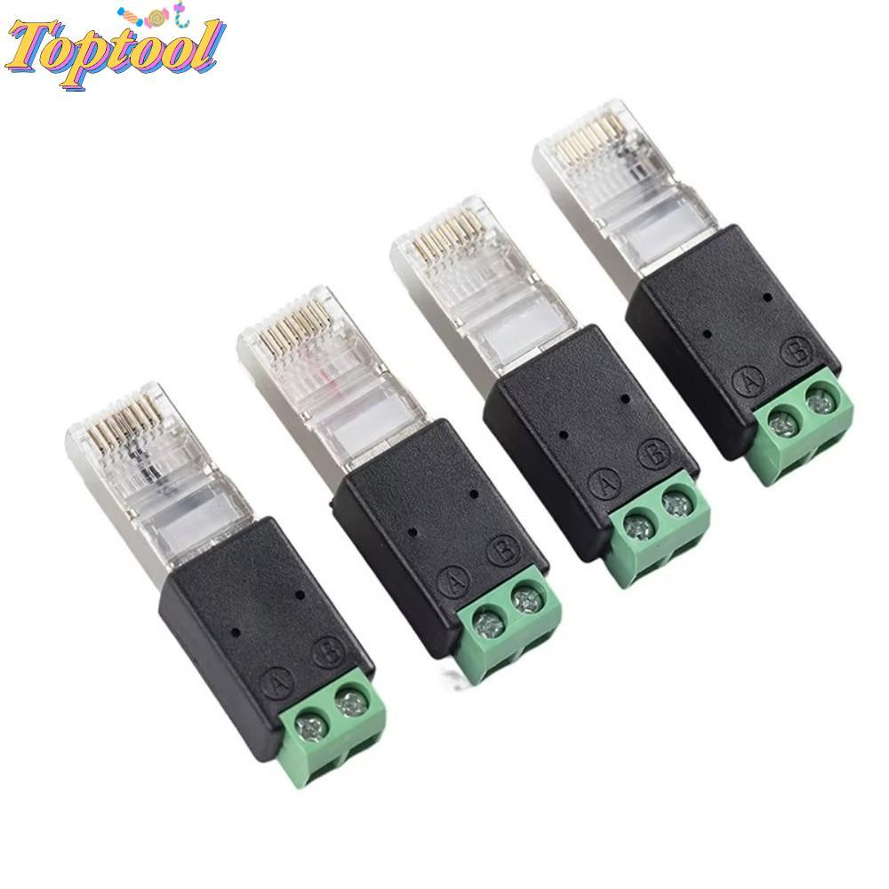 Bộ chuyển đổi đầu cuối RJ45 TOPTOOL, Bộ chuyển đổi đầu nối nam RJ45 Bộ chuyển đổi RJ45 sang RS485, B