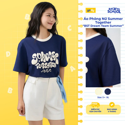 [BST Dream Team Summer] Áo Phông Nữ Yody Summer Together WCTS26S023