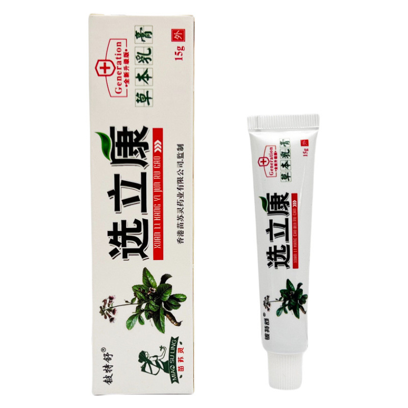 [Hàng có sẵn] Kem thảo dược Beryllium Teshu Select Likang 15g 0686WJG