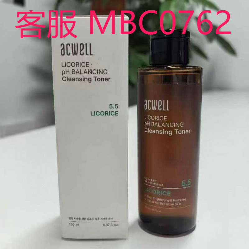 Hàng sẵn có Vận chuyển nhanh Mực cân bằng cam thảo ACWELL ACWELL bán chạy 150ml Nhà sản xuất dưỡng ẩ