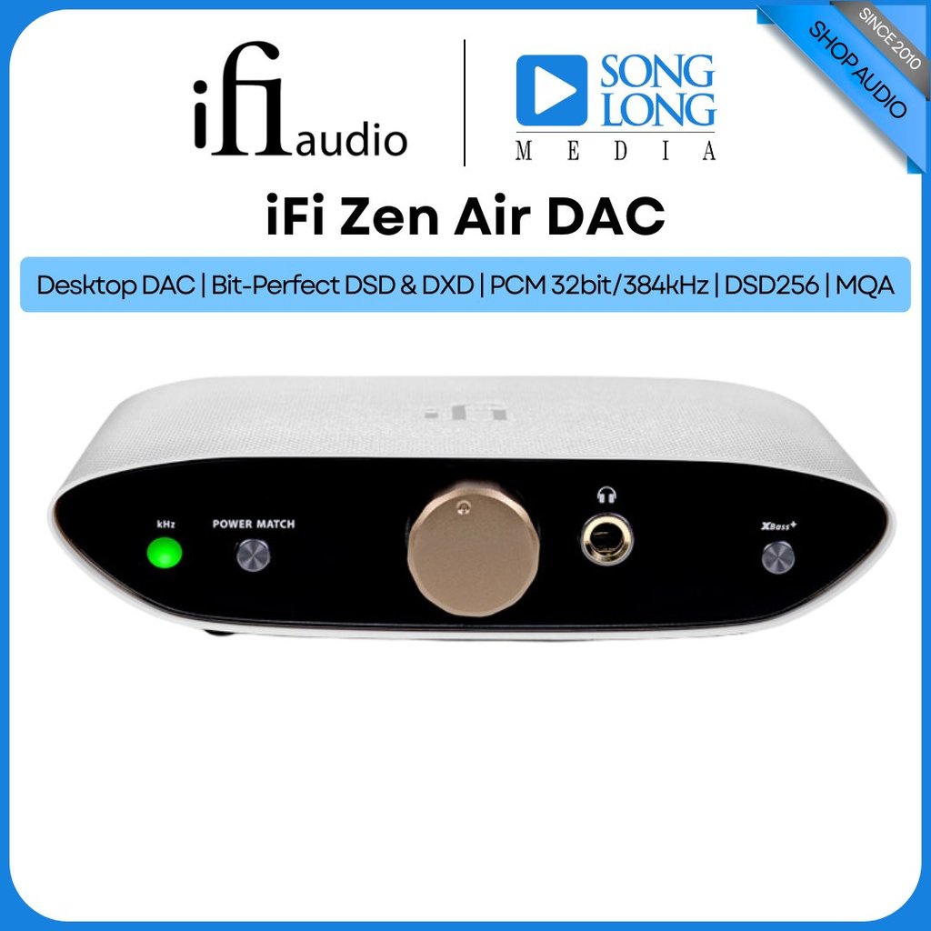 Thiết bị giải mã âm thanh iFi Zen Air DAC - Hàng Chính Hãng - Songlongmedia