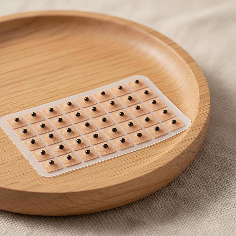 SAFENH Bấm huyệt Ear Seed Stiers 60 Cái Miếng dán Massage trị liệu Auriculo-Free Gentle cho gia đình