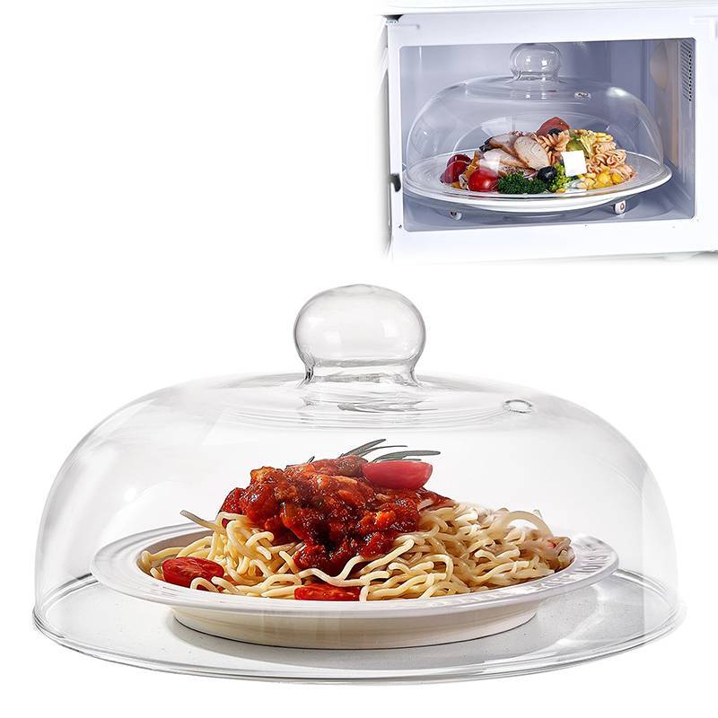 [LF] Vỏ đĩa vi sóng thủy tinh Borosilicate dùng cho thực phẩm, nắp vi sóng không độc hại bằng nhựa k