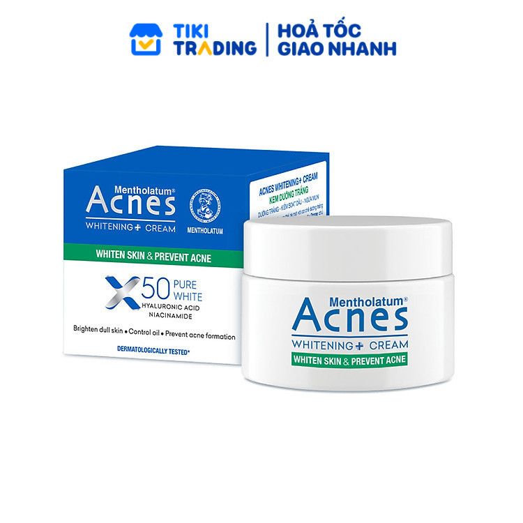 Kem dưỡng trắng da Acnes Whitening+ Cream 50g