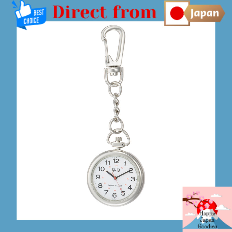 CITIZEN Q&Q Pocket Watch Quartz Keychain Nurse Watch Daily Waterproof [Direct from Japan]
