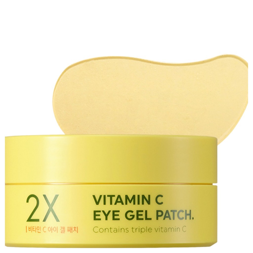 [tonymoly] Miếng dán Gel mắt Vitamin C 2X, 60 miếng/ Miếng dán mắt Hàn Quốc/ Bổ sung Vitamin C/ Chín