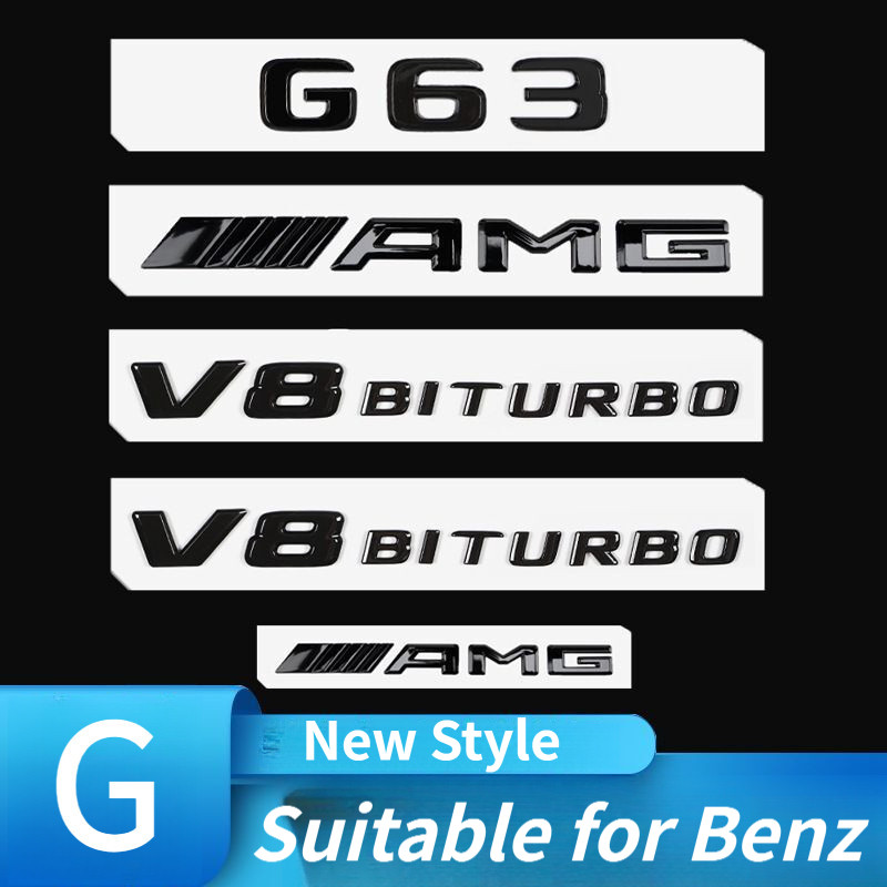 Thích hợp cho Benz G-Class Sửa Đổi Logo Xe Hơi Dán Nhãn G500 G350d G63 G55 G65 Phụ Kiện Xe Hơi AMG Đ