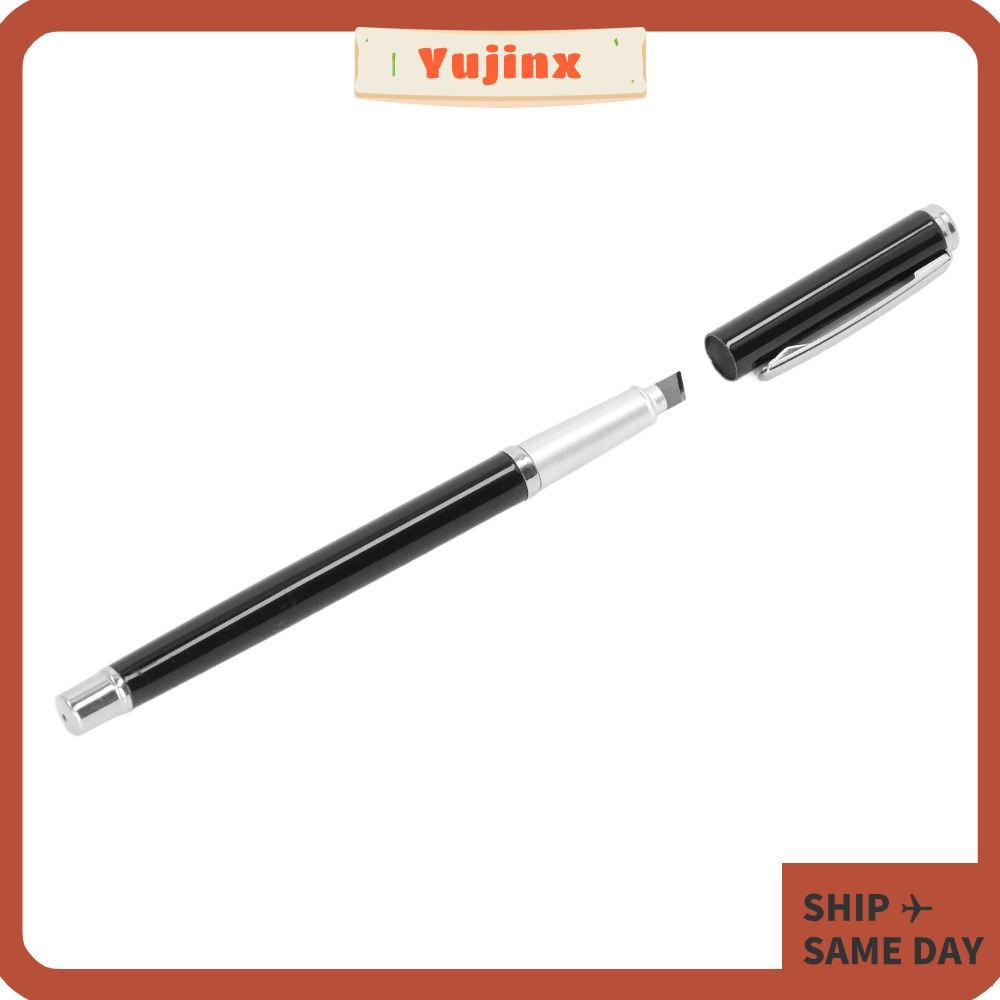YUJINX Fiber Optic Scribe Tool, Vonfram Steel Blade Pocket Clip Pen Type Fiber Cleaver, xiên / Flat 
