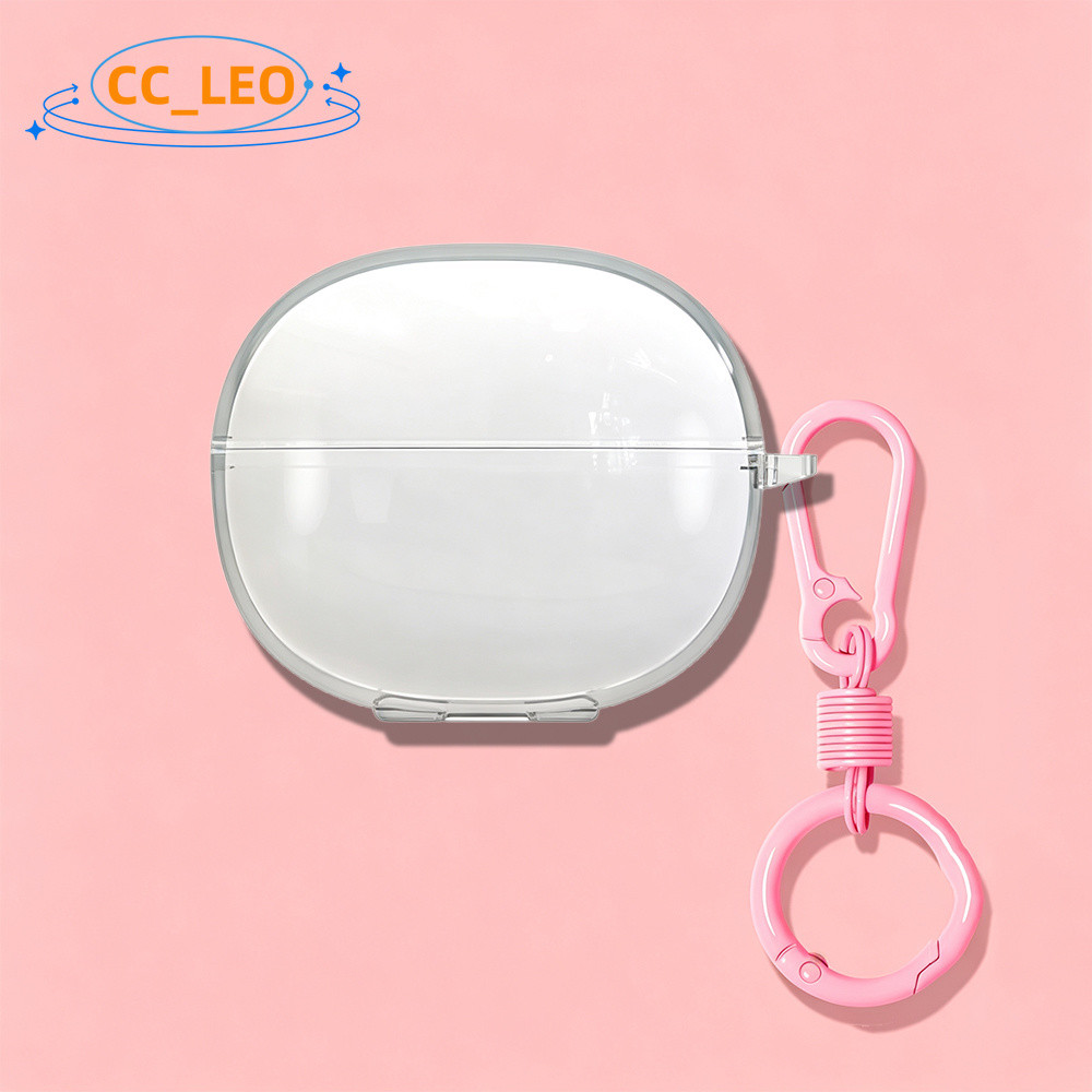 Suitable for Baseus Bass BC1 Open-Ear Cute Transparent TPU Soft Case for Bass BC1 Open-Ear Protectiv