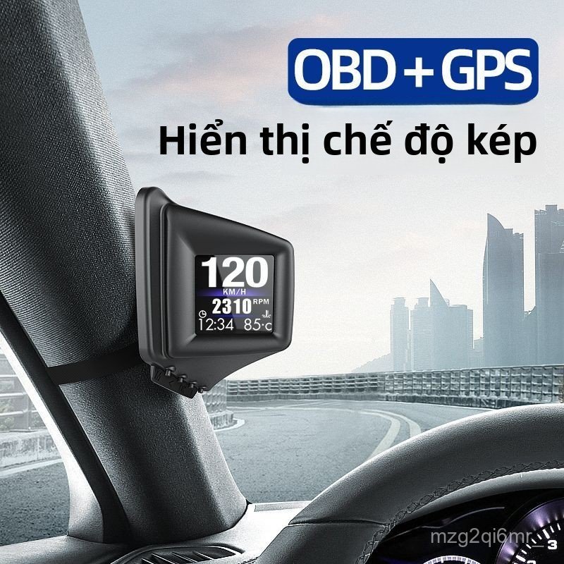 Màn hình hiển thị tốc độ HUD A401 OBD cho ô tô màn hình LCD sắc nét đa năng