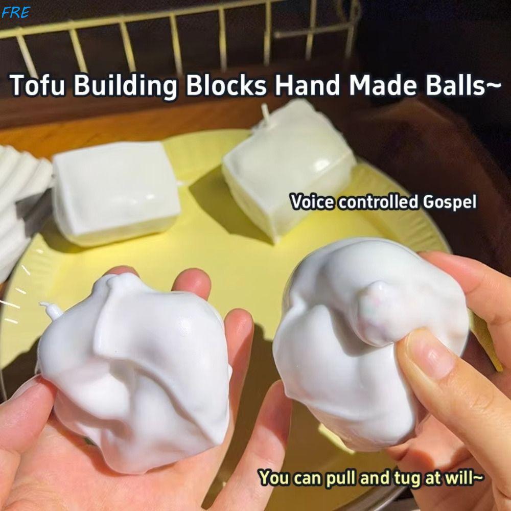 bánh bao taba squishy phô mai đồ chơi xả stress taba squishy FRE, Khối ghim có thể đúc tự làm sáng t