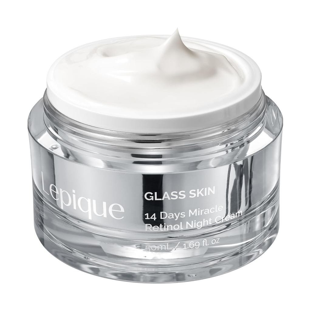 Lepique Retinol Night - Sửa chữa cao cấp số 1 Hàn Quốc, 1.69 Fl Oz | Collagen, Centella, Axit Hyalur
