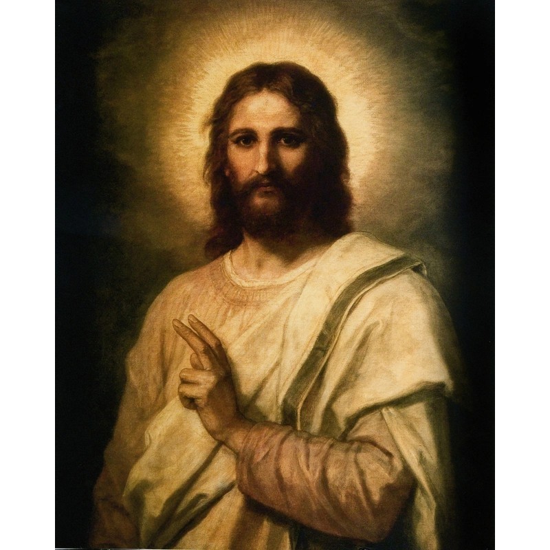 JESUS in hình poster trang trí nội thất
