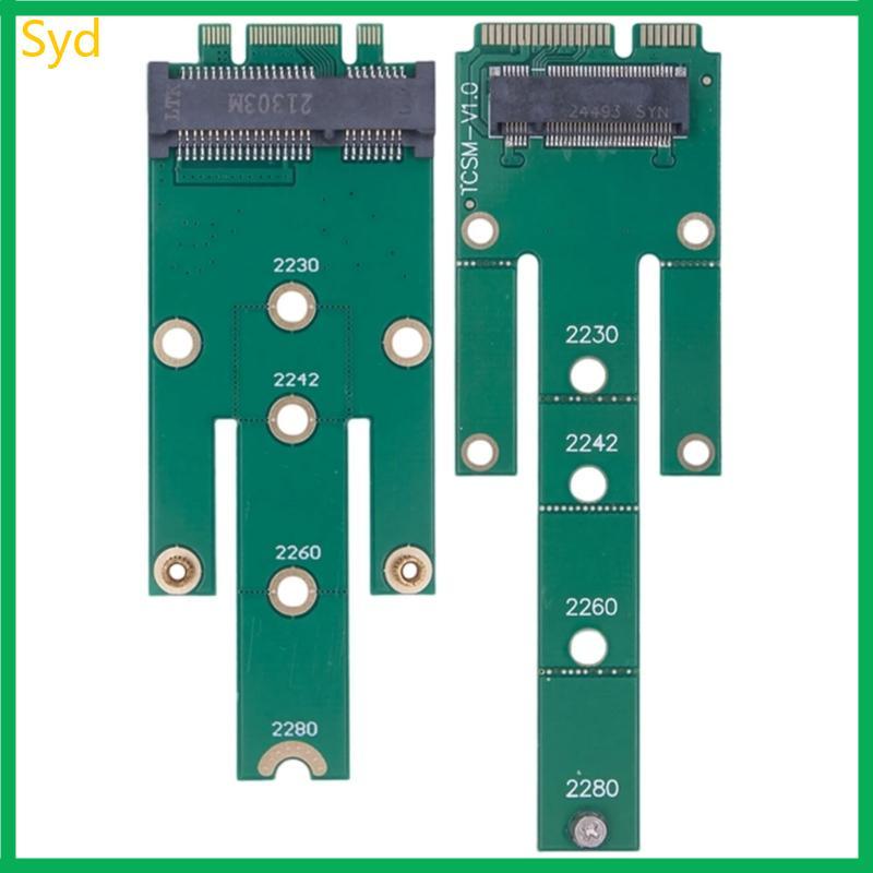 Syd MSATA Sang NGFF Chuyển Đổi Thẻ M 2 NGFF SSD Nam Bộ Chuyển Đổi Thẻ NGFF Sang MSATA Nam Cho 2230 2