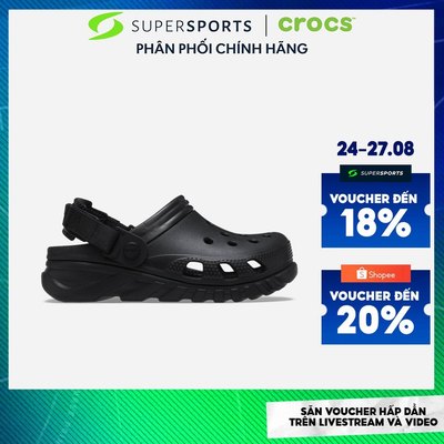 Giày Clog Unisex Crocs Duet Max Ii - Đen - 208776-001 ADS02 LS100
