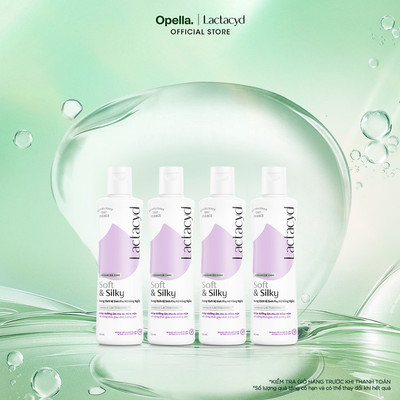 Bộ 4 Dung Dịch Vệ Sinh Phụ nữ Lactacyd Soft & Silky Dưỡng Ẩm 250ml
