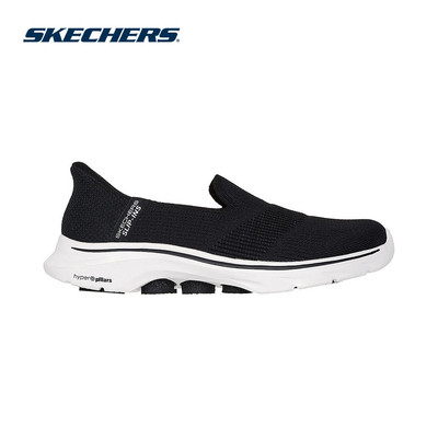 Giày Thể Thao Nữ Skechers Slip-ins GOwalk 7 Desirea Đi Bộ - 125258-BKW Air-Cooled Memory Foam