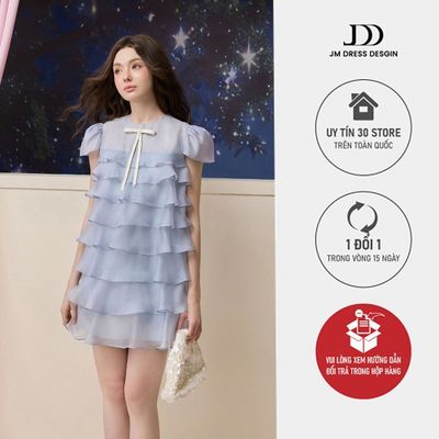 Đầm Xuân Hè Dáng Suông Nhiều Tầng 1S38.2607. Đầm Suông Nữ Tiểu Thư Thanh Lịch, Đầm Babydoll Nữ Tính Thiết Kế JM Dress