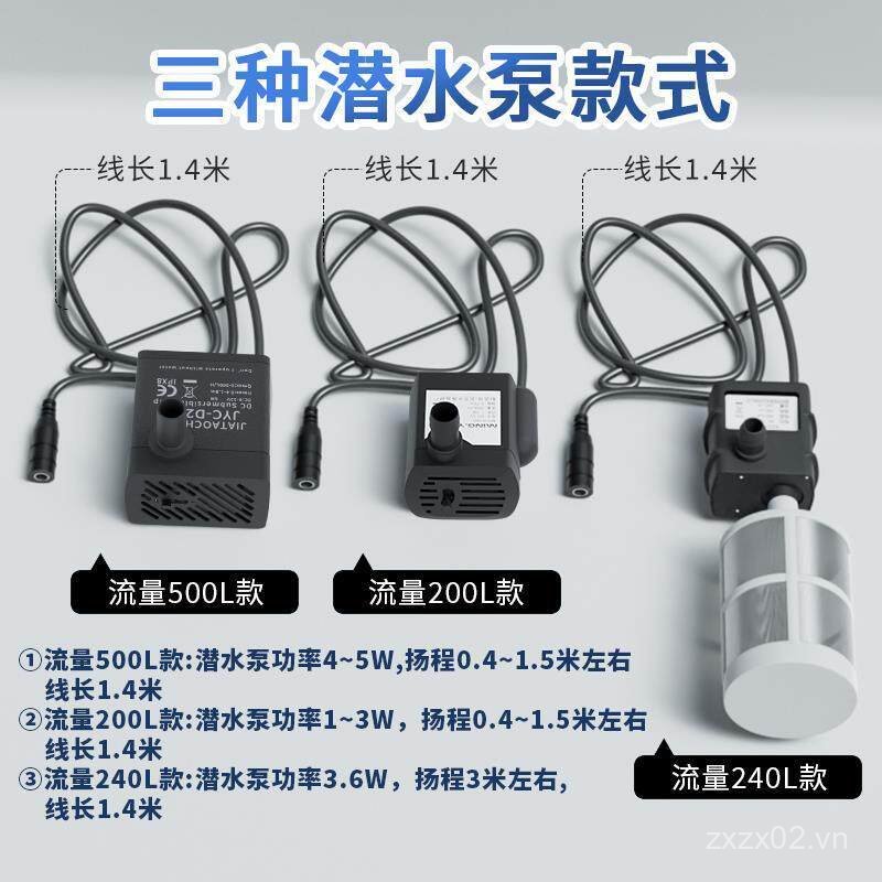 Máy bơm nước áp suất thấp 12V phong cách mới có thể kết nối với máy bơm nước năng lượng mặt trời 5W1