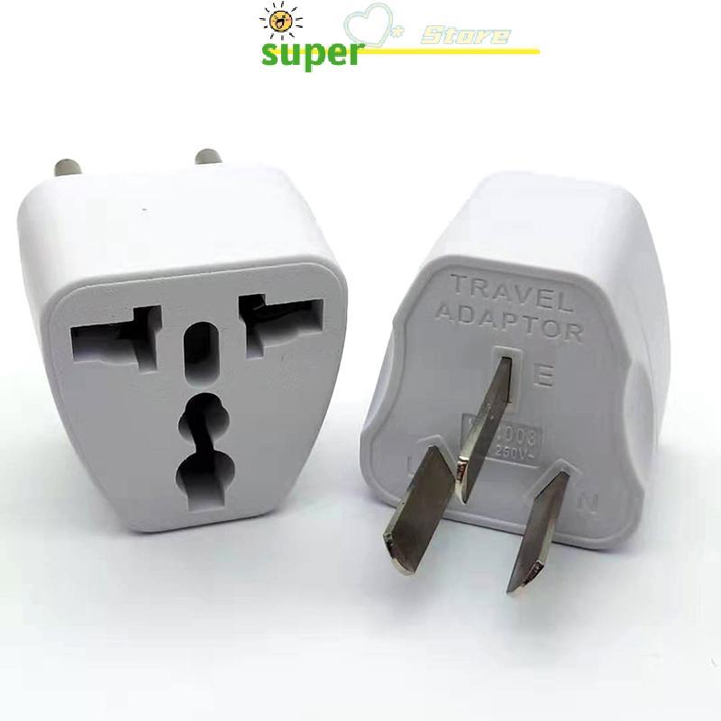 AN.MART US EU Universal to AU Australia Bộ chuyển đổi nguồn AC 3 chân Bộ chuyển đổi du lịch VN